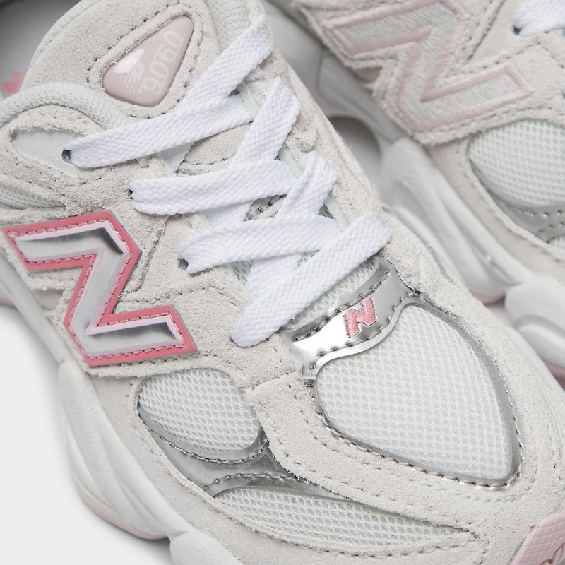 New Balance Children's 9060 White / Pink