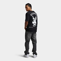 Playboy Chrome RH Oversized Graphic T-Shirt / Black