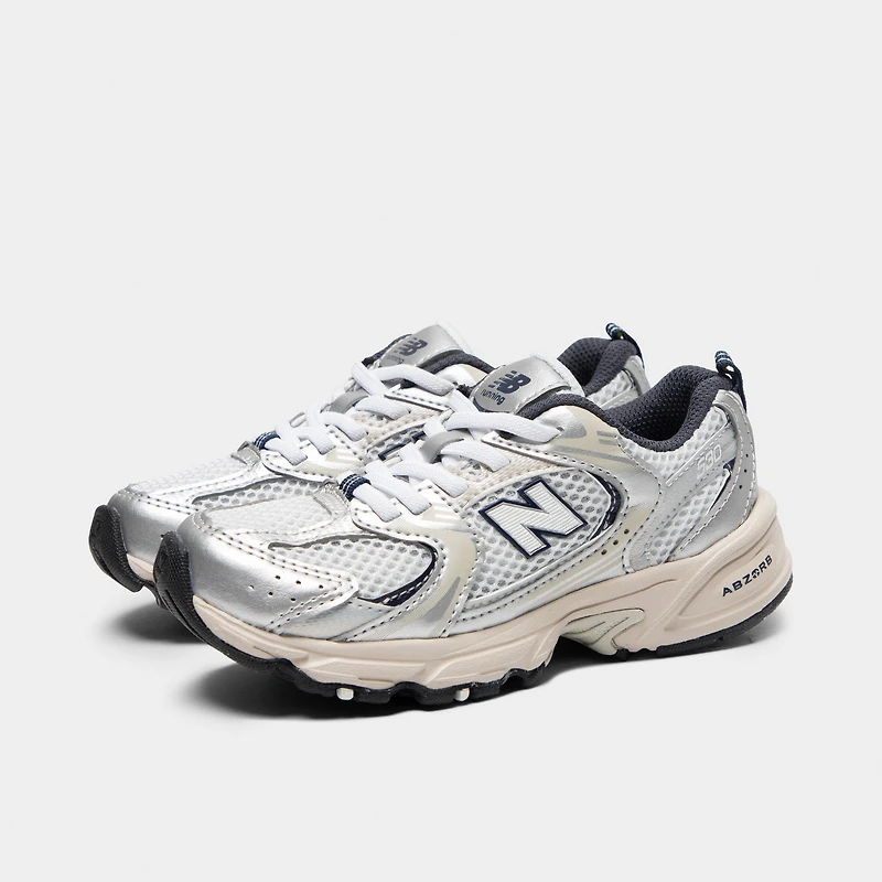 New Balance Children's 530 Summer Fog / Nimbus Cloud - NB Navy