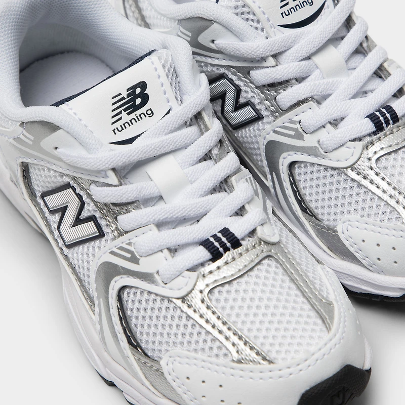 New Balance Children's 530 Natural Indigo / Silver Metallic