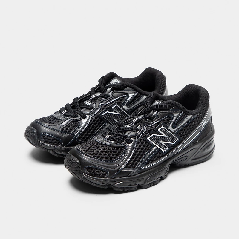 New Balance Enfant 740 Noir / Argent Métallique