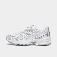 New Balance Children's 740 White / Silver Metallic