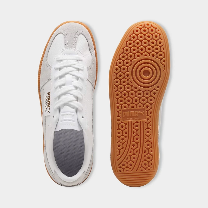 PUMA Palermo Leather White / Tan