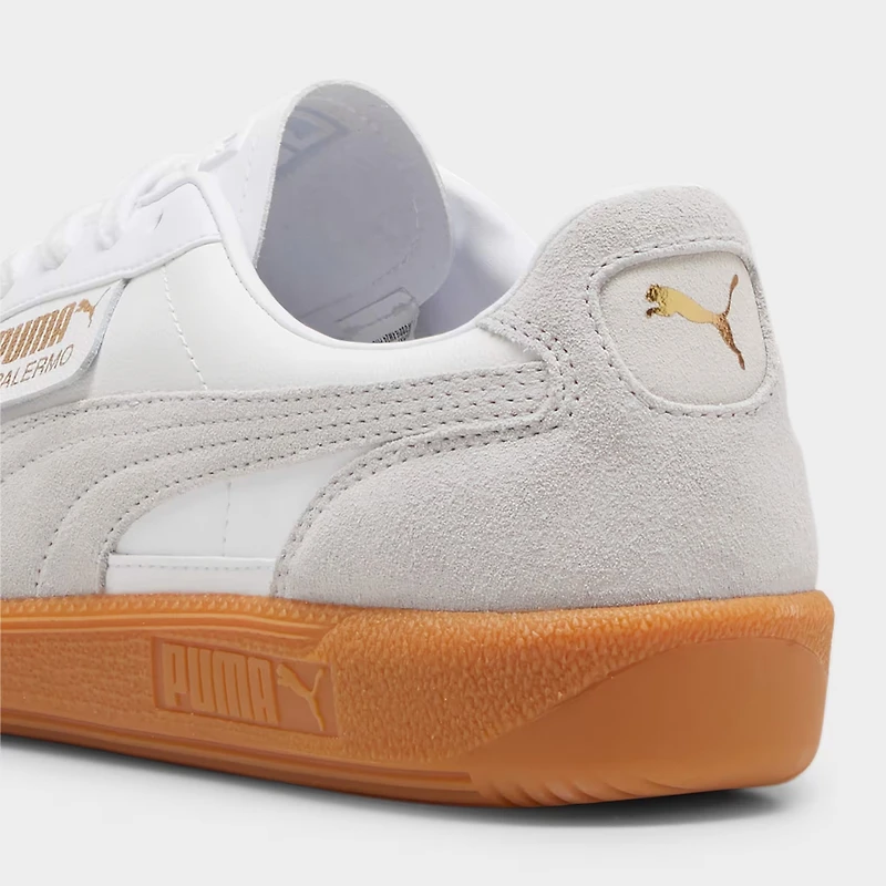PUMA Palermo Leather White / Tan
