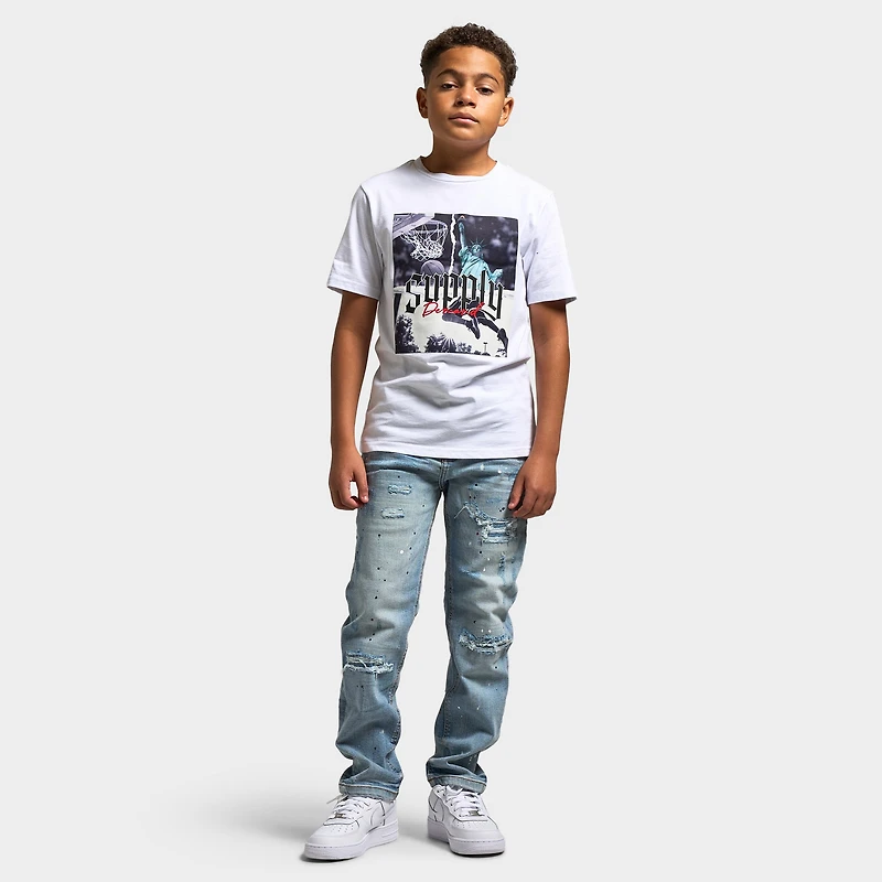 Supply & Demand Junior Boys' Elver T-shirt / White