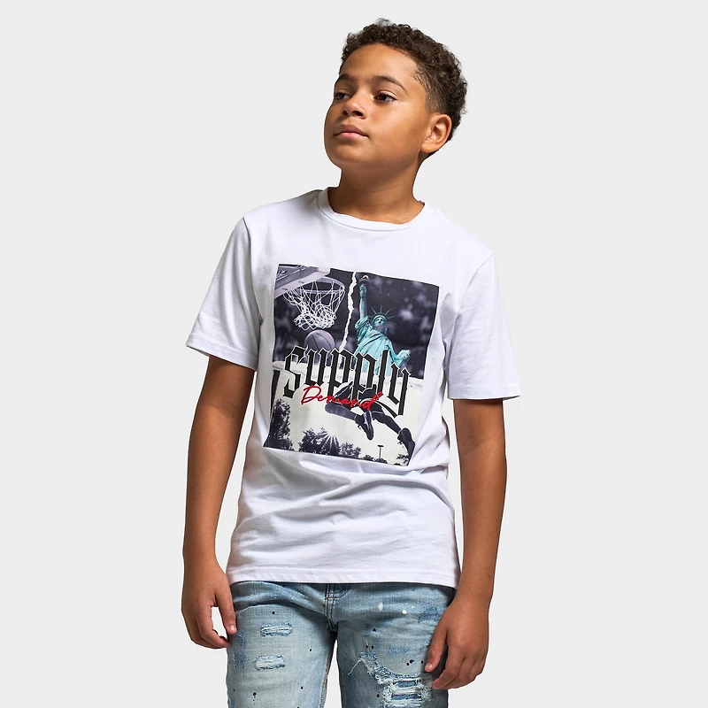 Supply & Demand Junior Boys' Elver T-shirt / White