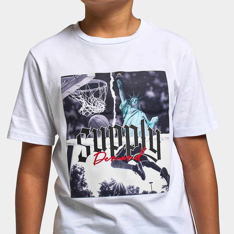 Supply & Demand Junior Boys' Elver T-shirt / White