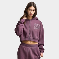 Supply & Demand Women's Stead Boxy Fullzip Hoodie / Huckleberry