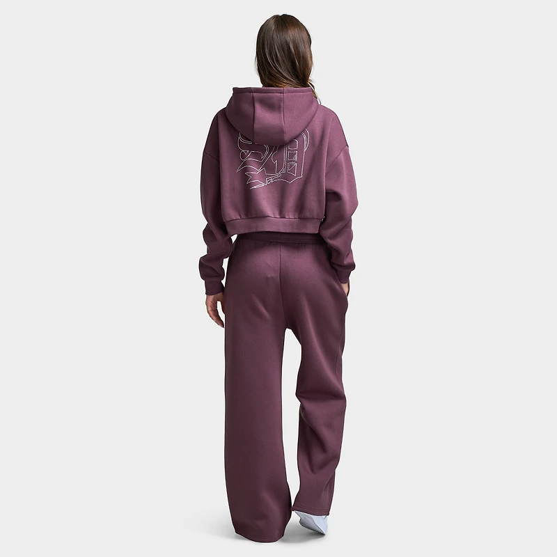 Supply & Demand Women's Stead Boxy Fullzip Hoodie / Huckleberry