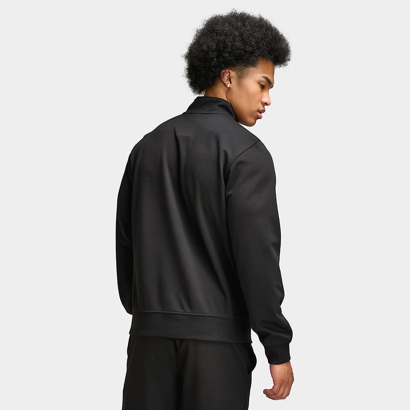 Lacoste Double Knit Half Zip Sweater / Black