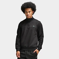 Lacoste Double Knit Half Zip Sweater / Black