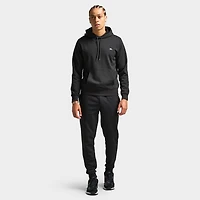 Lacoste Double Knit Overhead Hoodie / Black