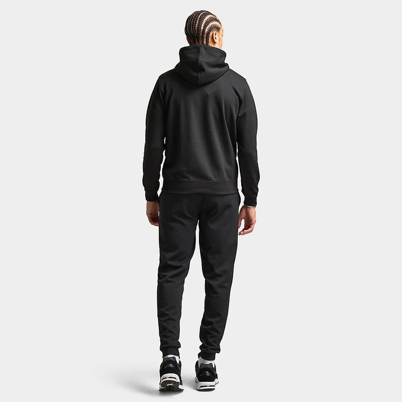 Lacoste Double Knit Overhead Hoodie / Black