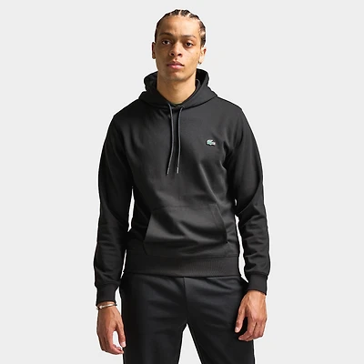 Lacoste Double Knit Overhead Hoodie / Black