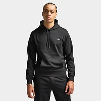 Lacoste Double Knit Overhead Hoodie / Black