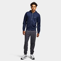 Lacoste Double Knit Full-Zip Hoodie / Navy Blue