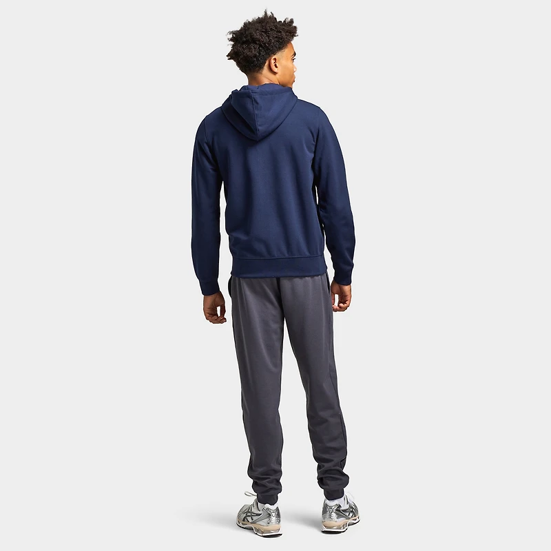 Lacoste Double Knit Full-Zip Hoodie / Navy Blue
