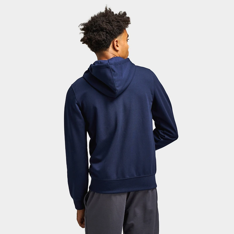Lacoste Double Knit Full-Zip Hoodie / Navy Blue