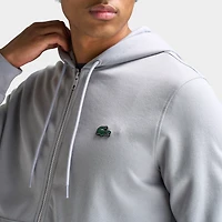 Lacoste Double Knit Full-Zip Sweater / Grey