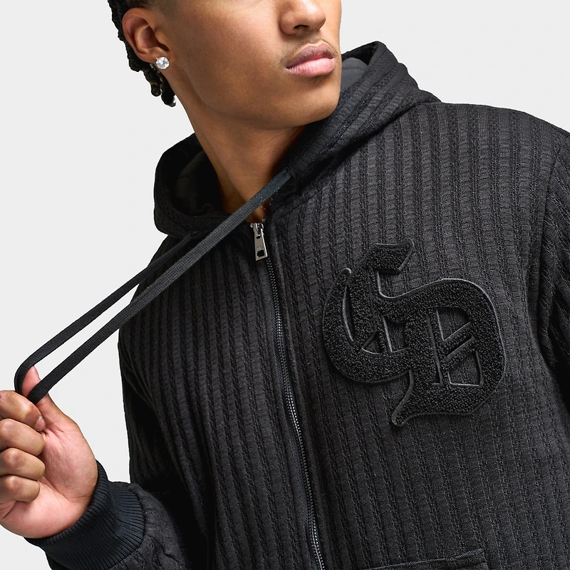 Criminal Damage Stanford Knitted Hoodie / Black