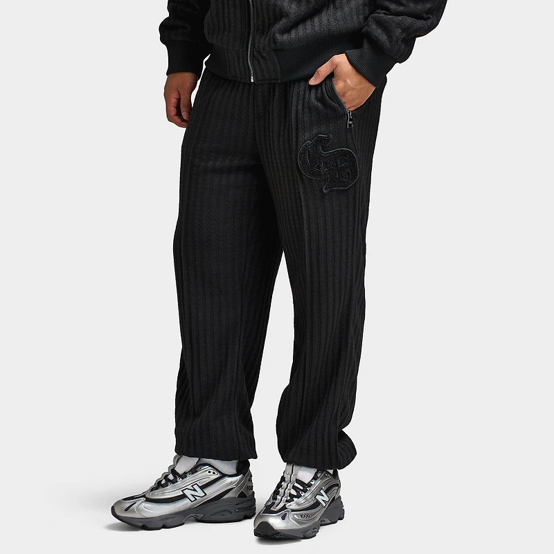 Criminal Damage Stanford Pantalon Jogger Tricoté / Noir