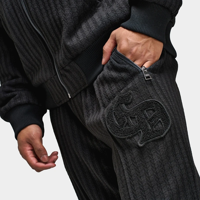 Criminal Damage Stanford Pantalon Jogger Tricoté / Noir