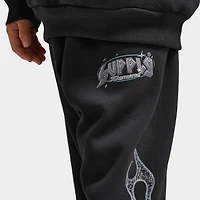 Supply & Demand Junior's Praiser Pants Black / Sky Blue