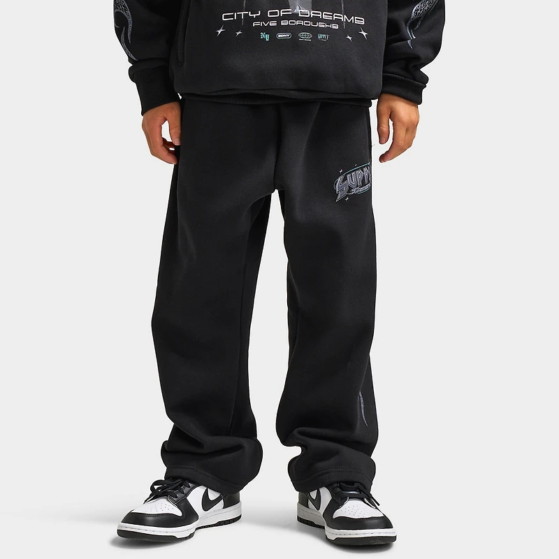 Supply & Demand Junior's Praiser Pants Black / Sky Blue