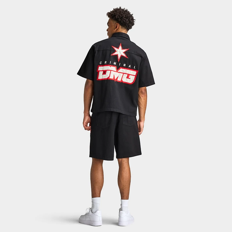 Criminal Damage Star Logo Shirt / Black