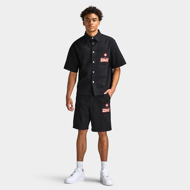 Criminal Damage Star Logo Shorts / Black