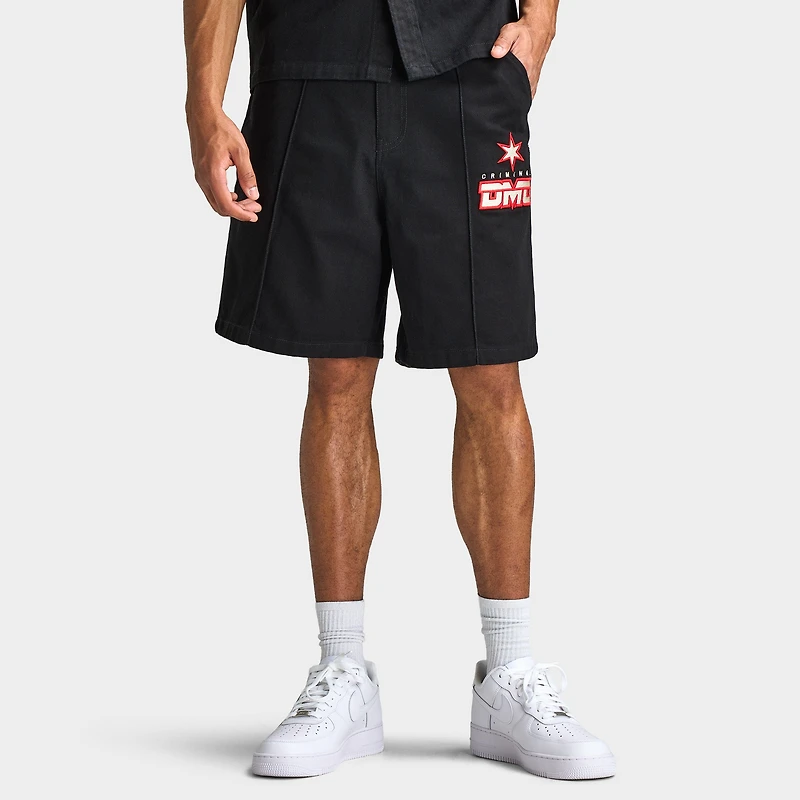 Criminal Damage Star Logo Shorts / Black