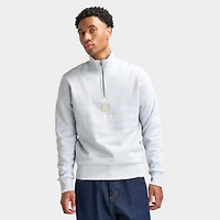 Fred Perry Stacked FLP demi-zip / Bleu foncé