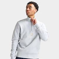 Fred Perry Stacked FLP demi-zip / Bleu foncé
