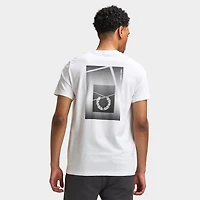 Fred Perry T-shirt à motif géométrique court / Blanc