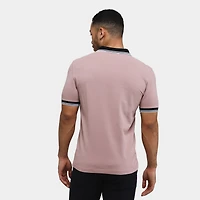 Fred Perry Contrast Polo Shirt / Dusty Rose Pink