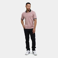 Fred Perry Contrast Polo Shirt / Dusty Rose Pink