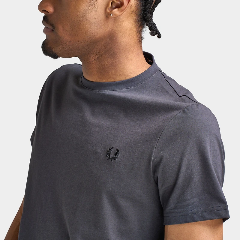 Fred Perry Large Laurel T-shirt / Asphalte