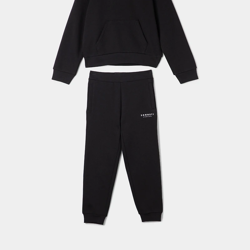 Sonneti Childrens' London Hoodie Set / Black