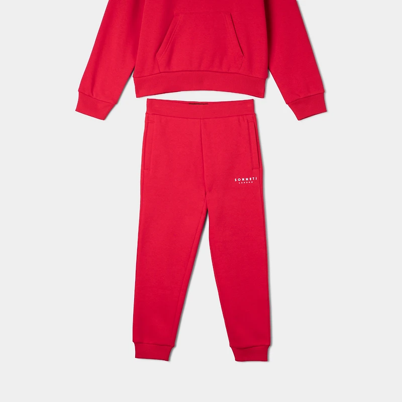 Sonneti Childrens' London Hoodie Set / Red