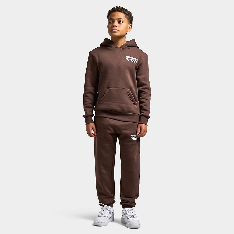 Sonneti Juniors' Global Fleece Pullover Hoodie / Chocolate Brown