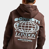 Sonneti Juniors Chandail à capuche en polaire Global / Marron chocolat
