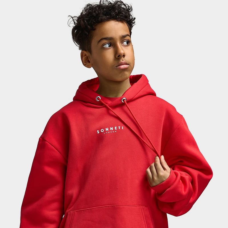 Sonneti Junior Chandail à capuche garçons London / rouge