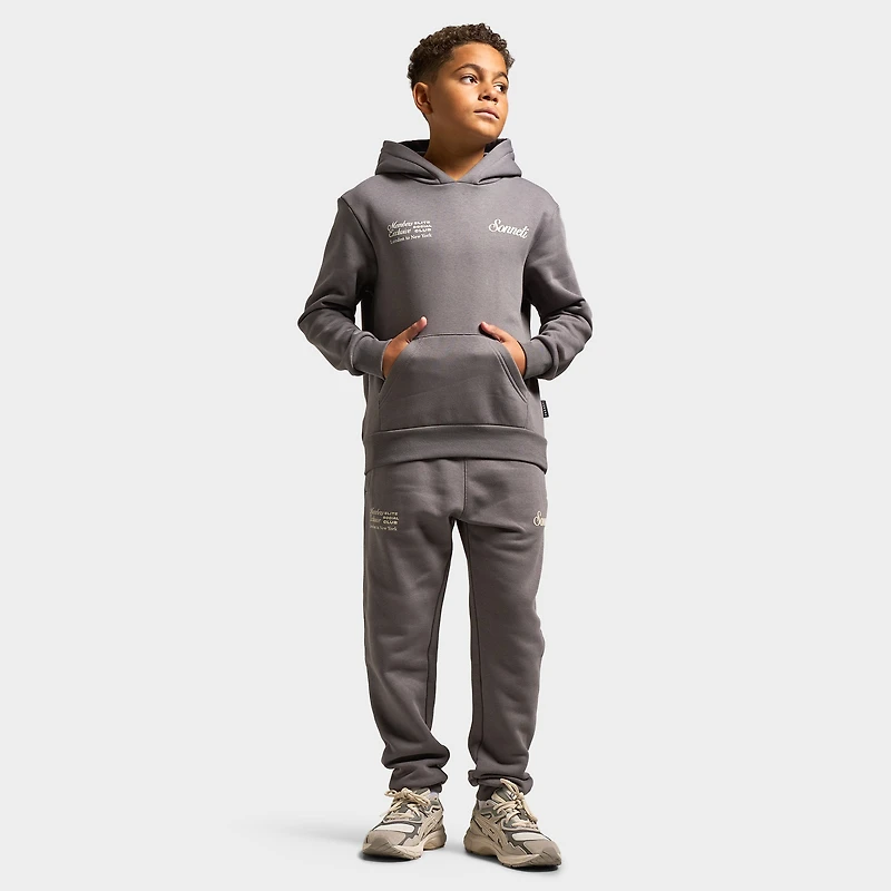 Sonneti Juniors' Club Fleece Pullover Hoodie / Castlerock