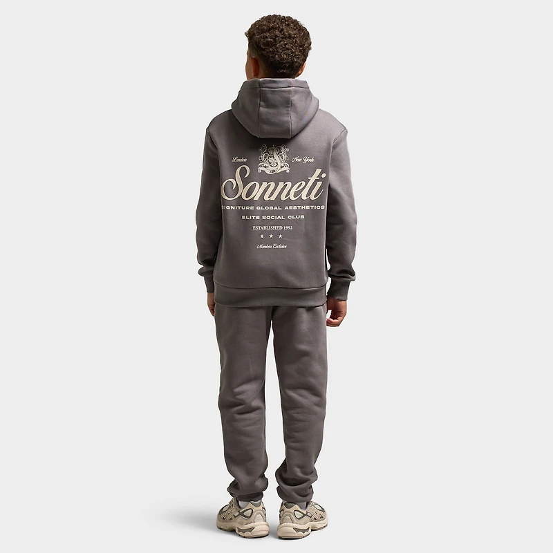 Sonneti Juniors' Club Fleece Pullover Hoodie / Castlerock