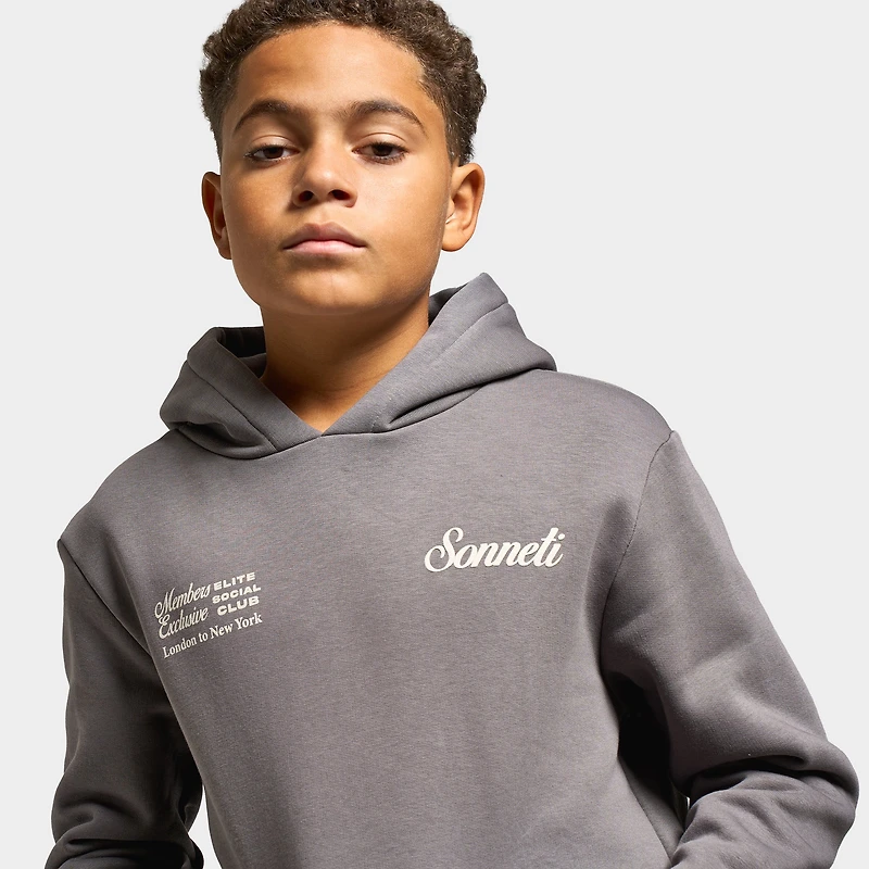 Sonneti Juniors' Club Fleece Pullover Hoodie / Castlerock