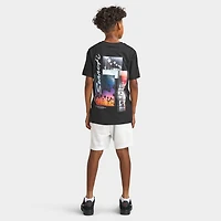 Sonneti Junior Carçons T-shirt Photo  / Noir Véritable
