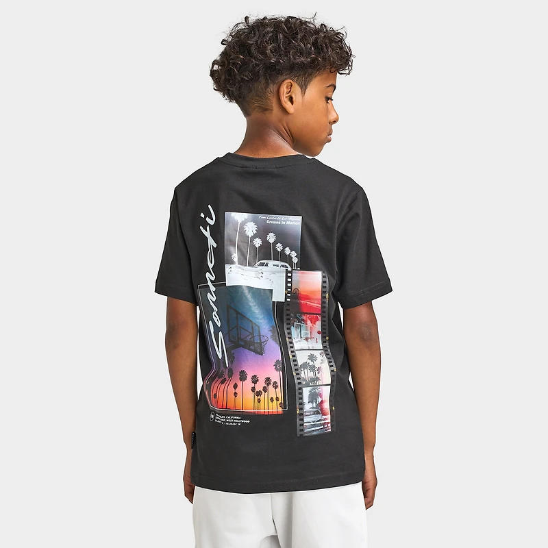 Sonneti Junior Carçons T-shirt Photo / Noir Véritable