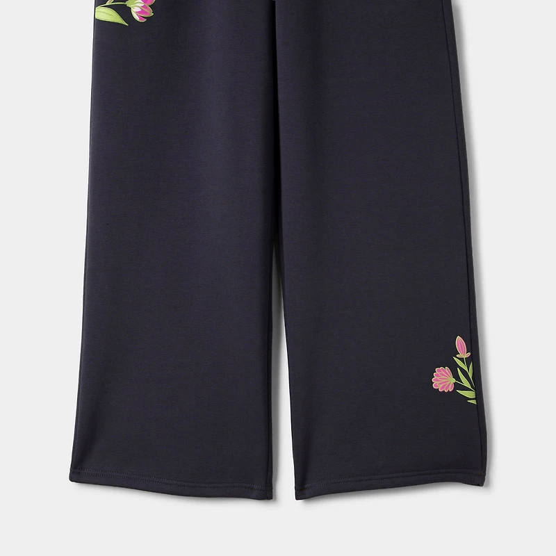 Sonneti Junior Fille Pantalon Fleuri  / Gris