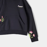 Sonneti Junior Filles Chandail à Capuchon Fleuri  / Gris