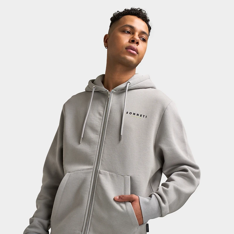 Sonneti London Chandail à Capuchon Zippé / Gris Chic